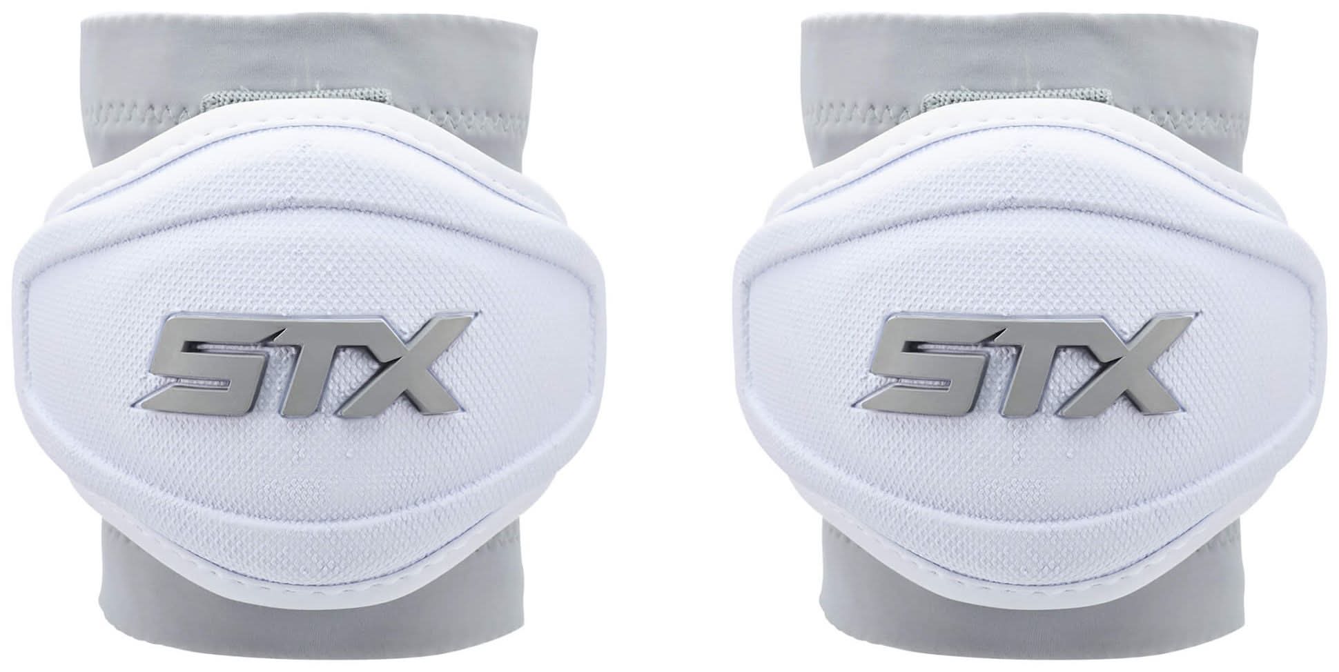 STX Stallion 1k Lacrosse Elbow Pads (White, L)