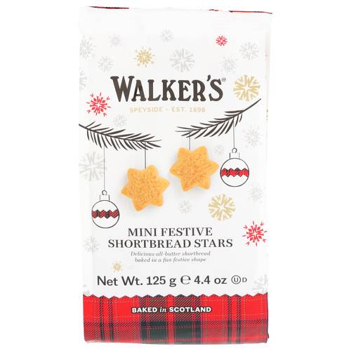 Walkers Mini Festive Shortbread Stars