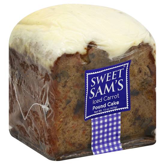 Sweet Sam's Iced Carrot Pound Cake (15 oz)