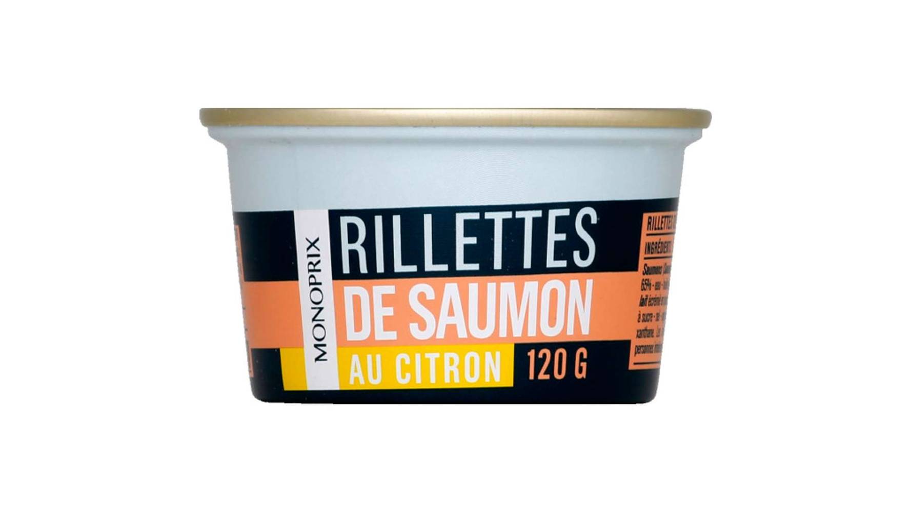 Monoprix - Rillettes de saumon au citron (120g)