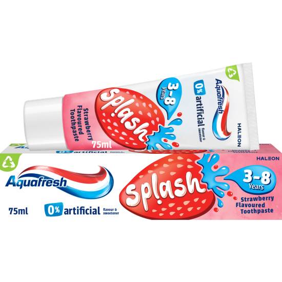 Aquafresh Kids Splash Fluoride Toothpaste (strawberry)