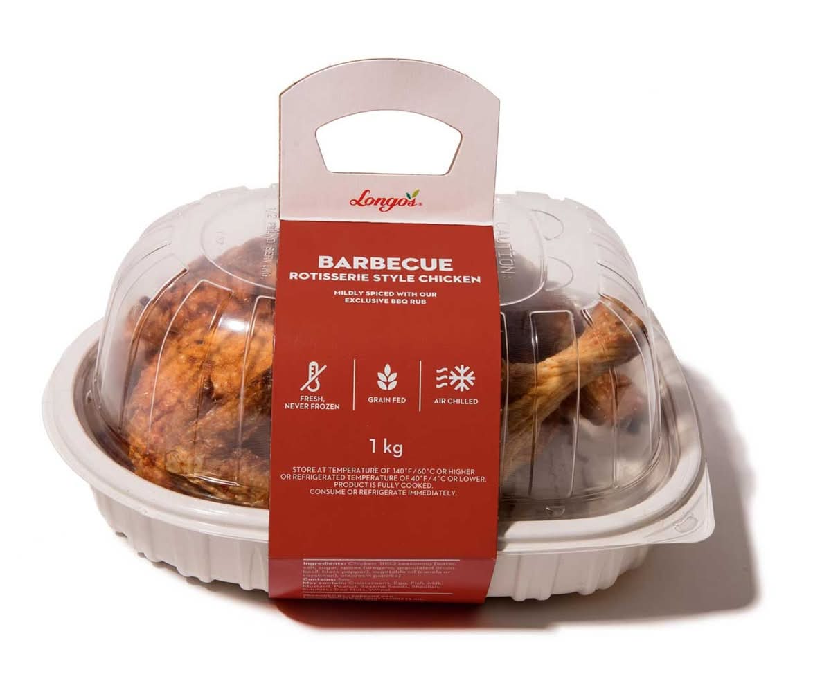 Longo's Fully Cooked Barbecue Rotisserie Style Chicken (1 kg)