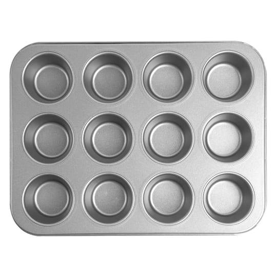 Celebrate It 12-Cup Muffin Pan, Silver