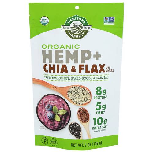 Manitoba Harvest Organic Hemp+ Chia & Flax Seed Mixture