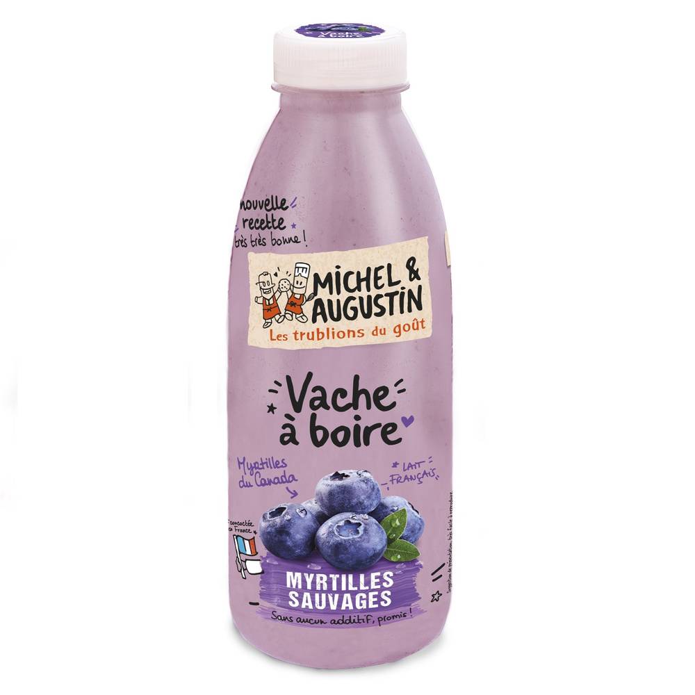 Michel et Augustin - Vache à boire (250 ml) (myrtille)