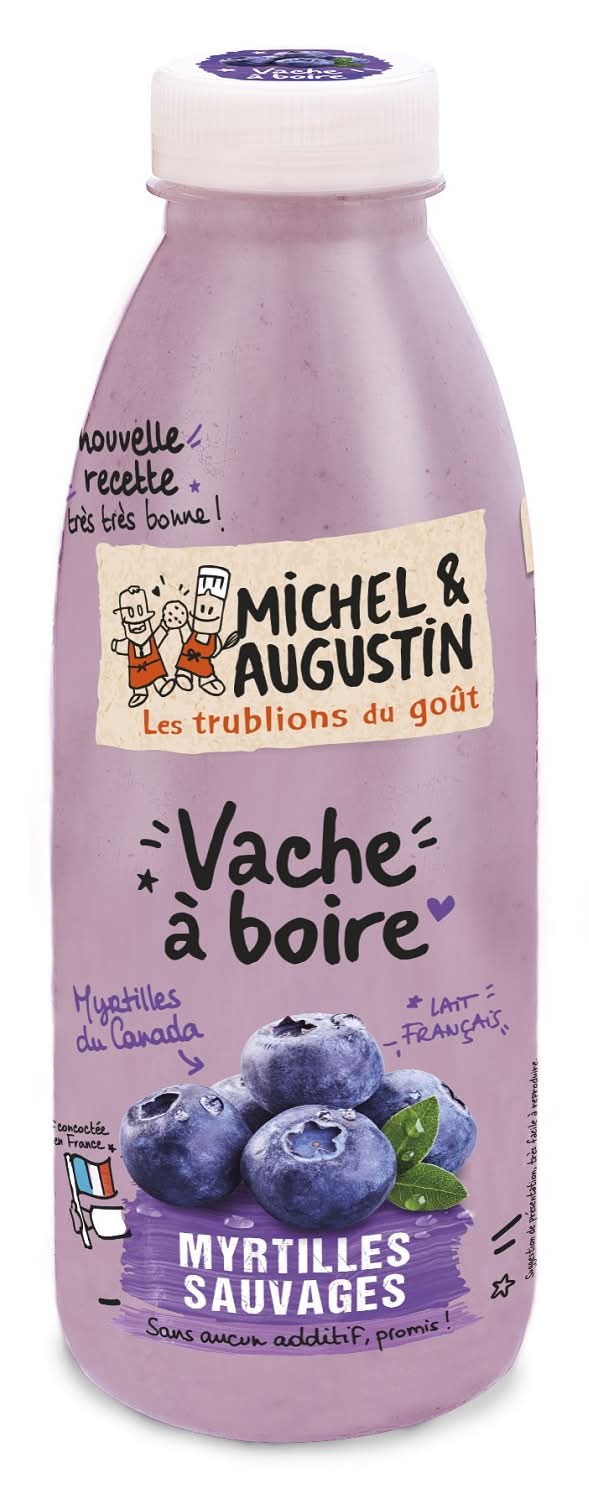 Michel et Augustin - Yaourt à boire, myrtille sauvages (500ml)