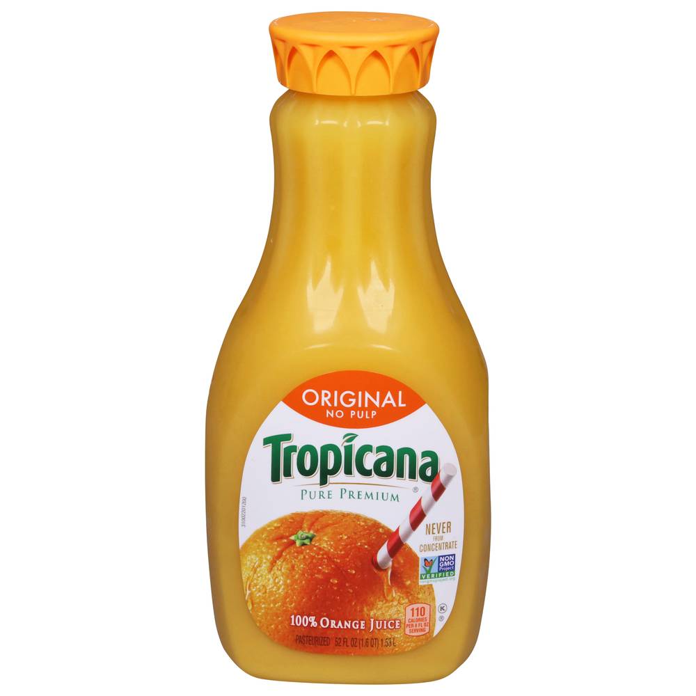 Tropicana Original No Pulp Juice (52 fl oz) (orange)