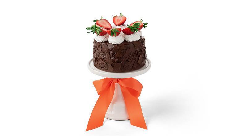 Chocolate Cake Topped with Strawberries - Birthday Chocolate Cake Delivery by Edible Arrangements