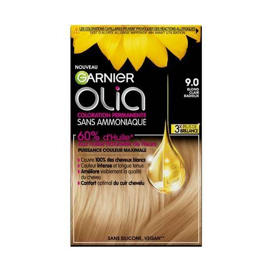 Olia coloration 9.0 blond clair radieux