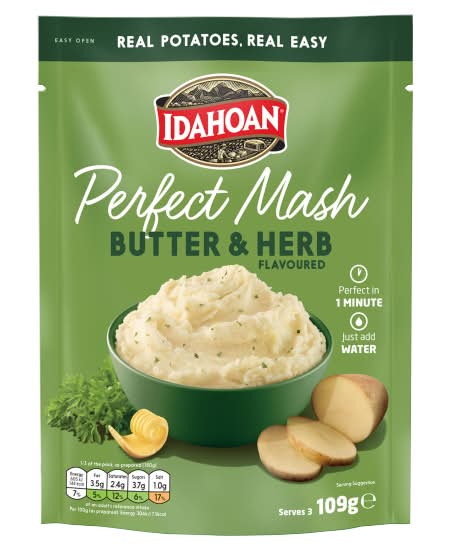 Idahoan Perfect Mash Butter & Herb Flavoured (109g)