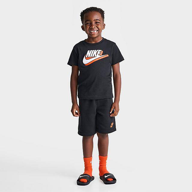 Little Kids' Nike Futura Shadow T-Shirt And Shorts Set (6)