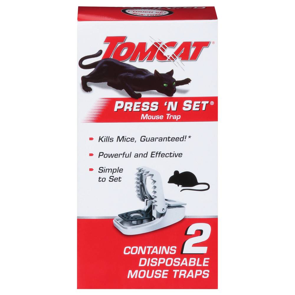 Tomcat Press N Set Disposable Mouse Trap (2 ct)