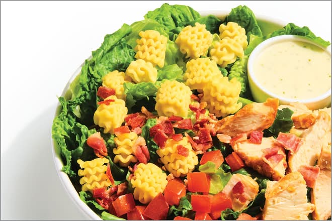 Roasted Turkey Club Salad