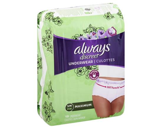 Always · Discreet Maximum Absorbency Underwear (19 ct)