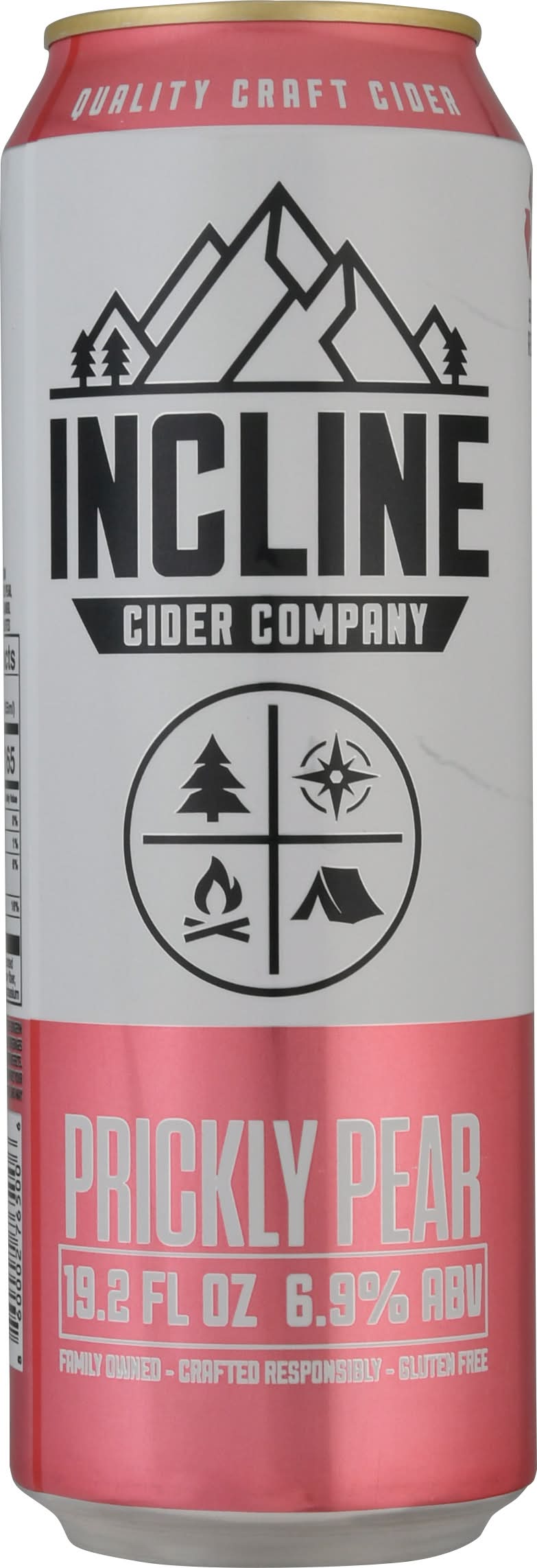Incline Cider Company Prickly Cider, Pear (19.2 fl oz)