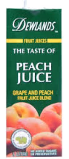 Dewlands The Taste Of Apple & Peach Fruit Juice Blend (1L)