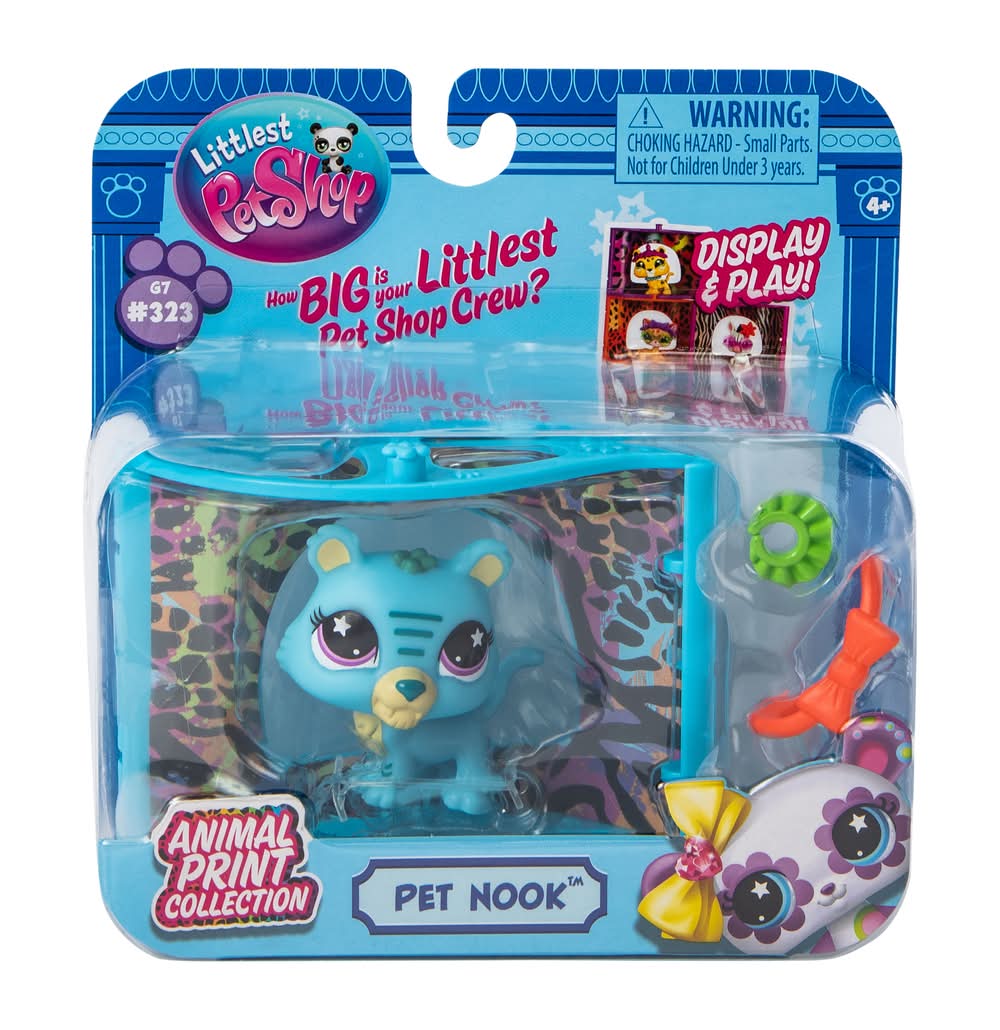 Littlest Pet Shop® Pet Nook™ Animal Print Collection Set Tiger Turf