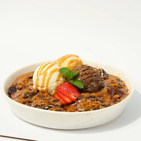 Giant Double Choc Salted Biscoff Cookie Dough