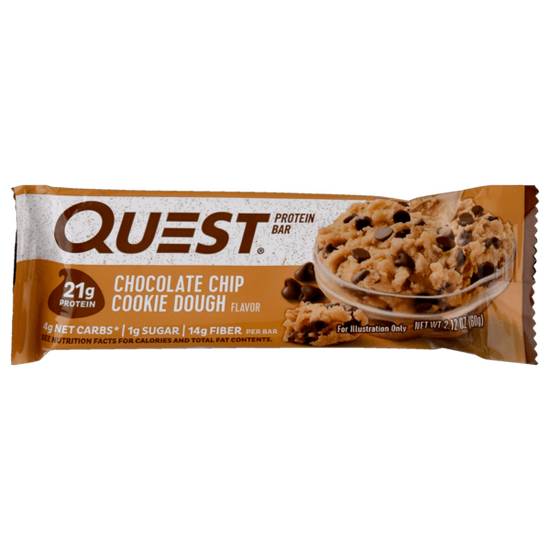 Quest Chocolate Chip Cookie Dough Protein Bar 2.1oz