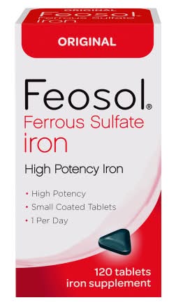 Feosol Iron Ferrous Sulfate (3.2 oz)