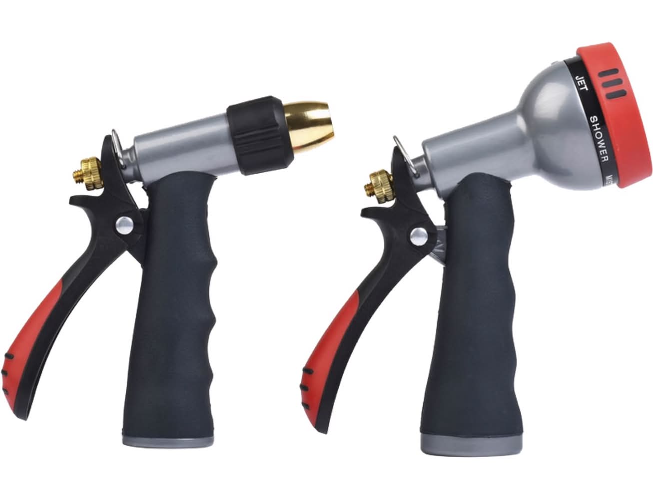 Home Plus 7 Pattern Adjustable Multi-Pattern Metal Hose Nozzle Set