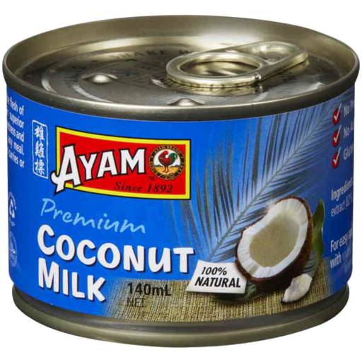 Ayam 100% Natural Premium Coconut Milk (140mL)