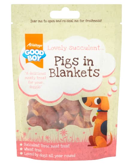 Good Boy Pigs in Blankets Dog Treats (60g)