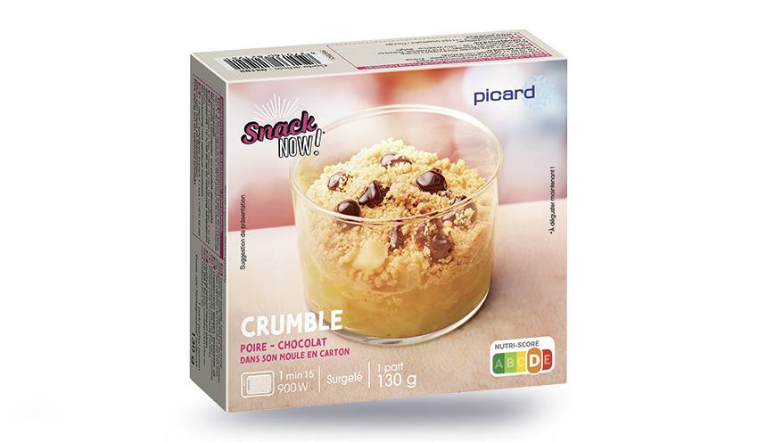 Crumble poire-chocolat