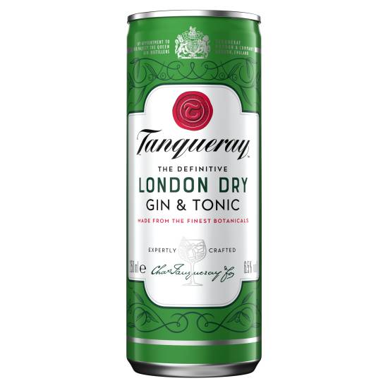 Tanqueray London Dry Gin and Tonic (250ml)