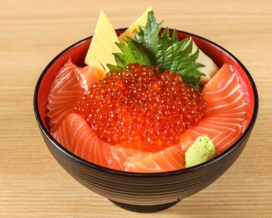 サーモン親子丼 Salmon & Salmon Roe Rice Bowl