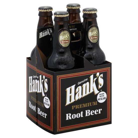Hank's Premium Root Beer (4ct, 12floz)