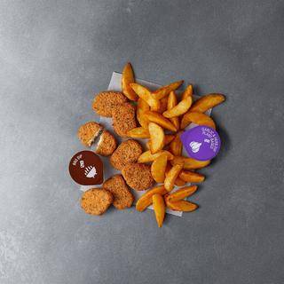 Plant-Based Nuggets & Wedges Combo