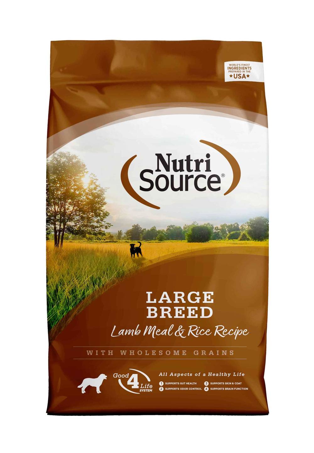 NutriSource Large Breed Lamb Meal and Rice Dry Dog Food (26 lbs)