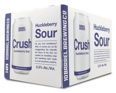 10 Barrel Huckleberry Crush In Cans - 6-12 Fl. Oz.