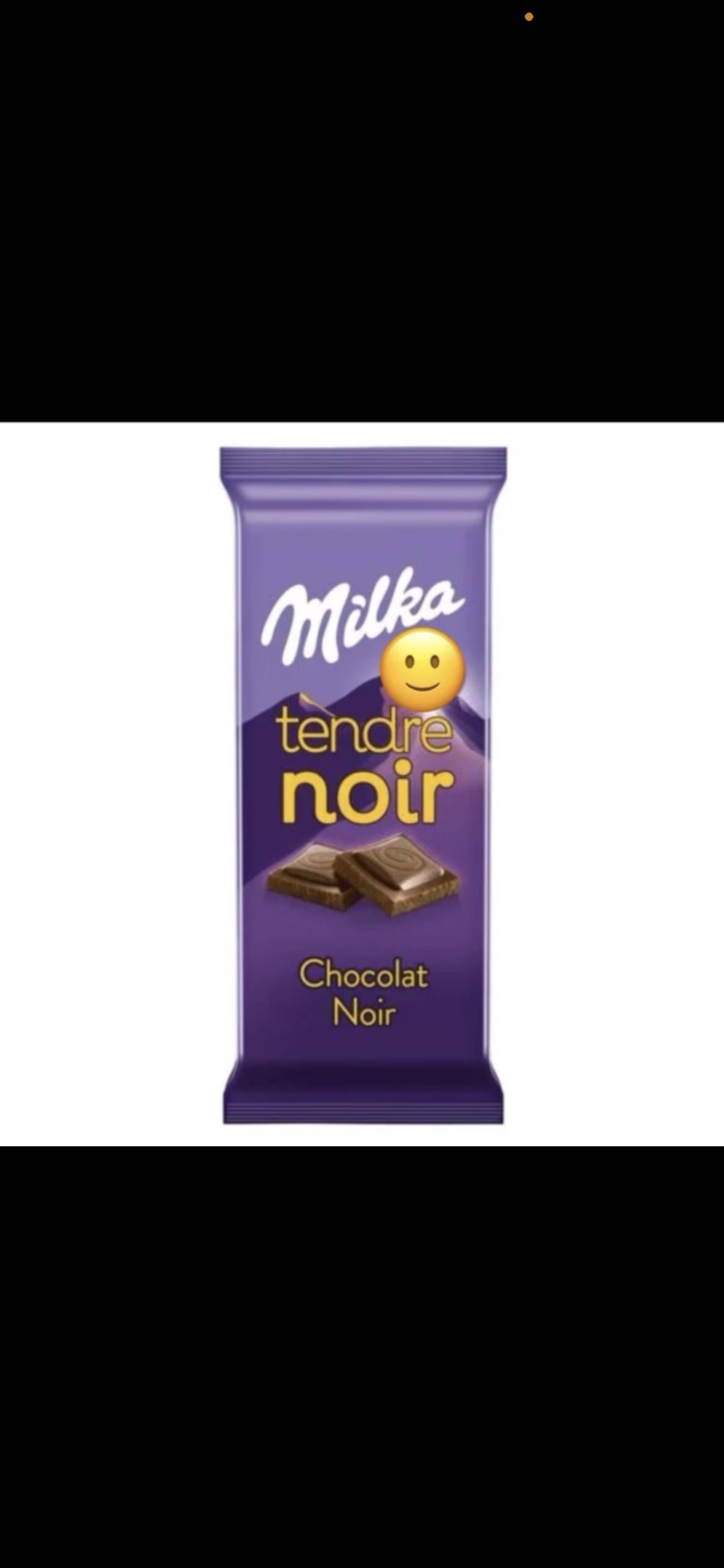 Milka Tendre Noir