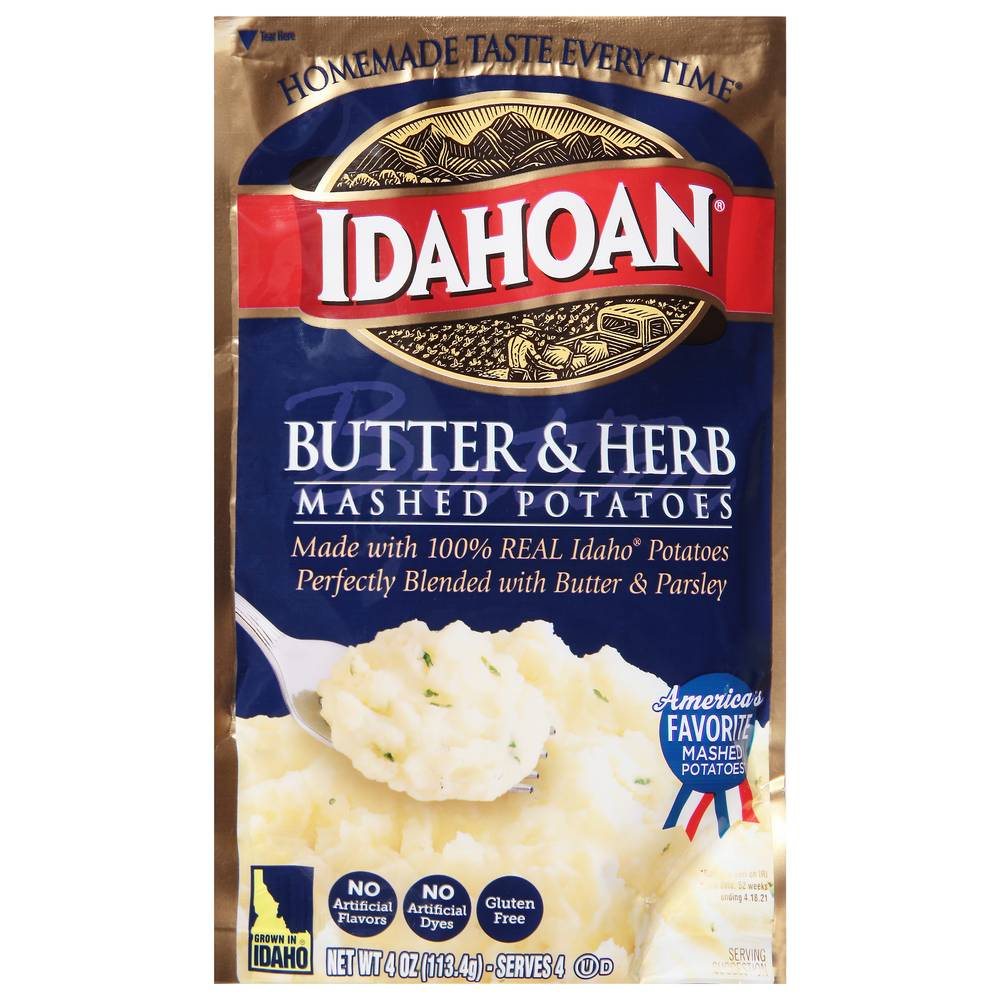 Idahoan Butter & Herb Mashed Potatoes