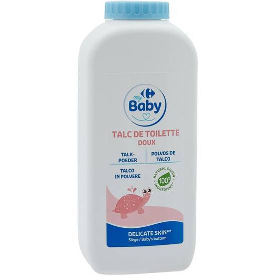 Carrefour Baby - Talc de toilette doux (250g)