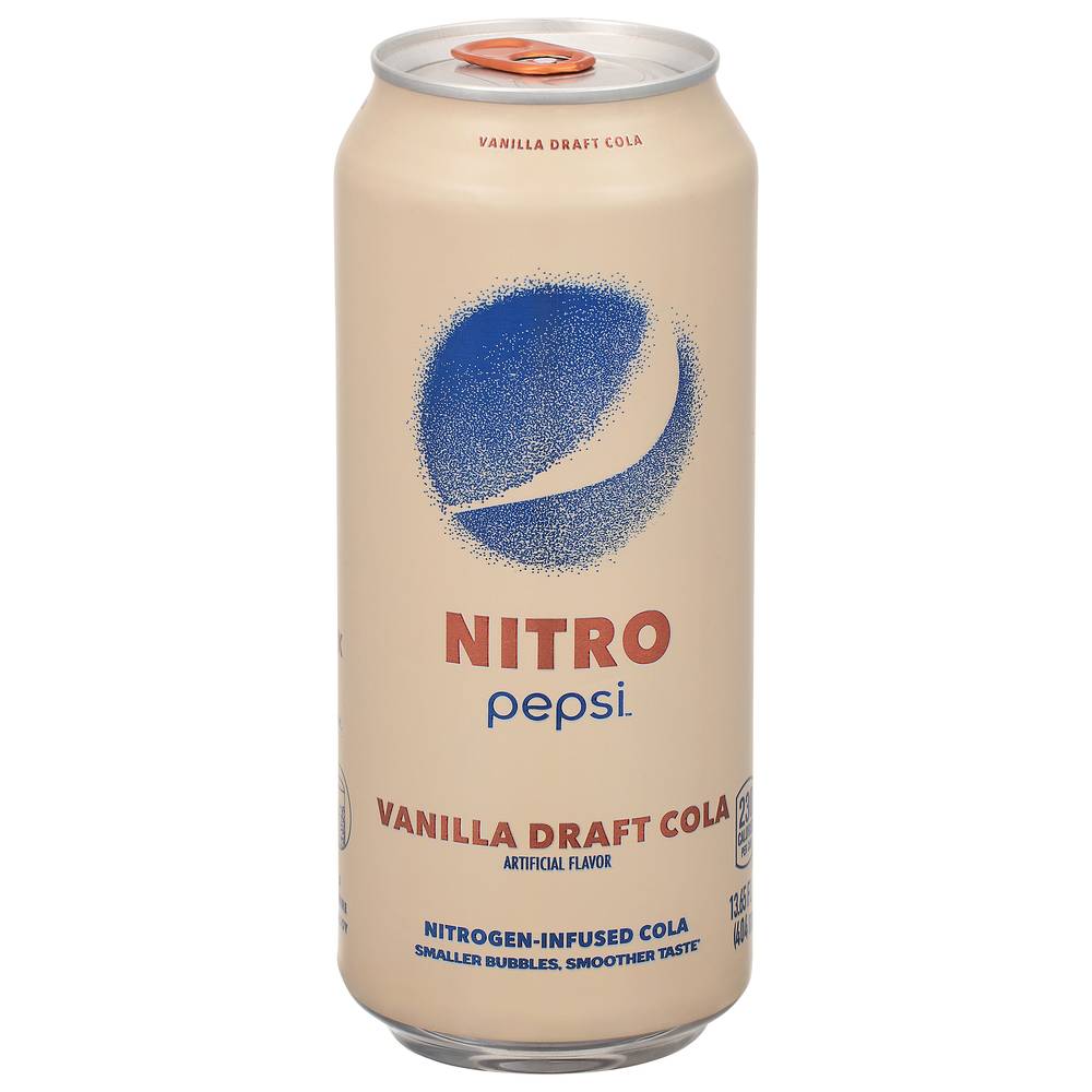 Pepsi Nitro, Vanilla Draft Cola (13.65 fl oz)