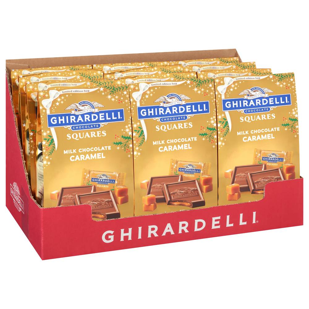 Ghirardelli Caramel Milk Chocolate Squares (9 oz)