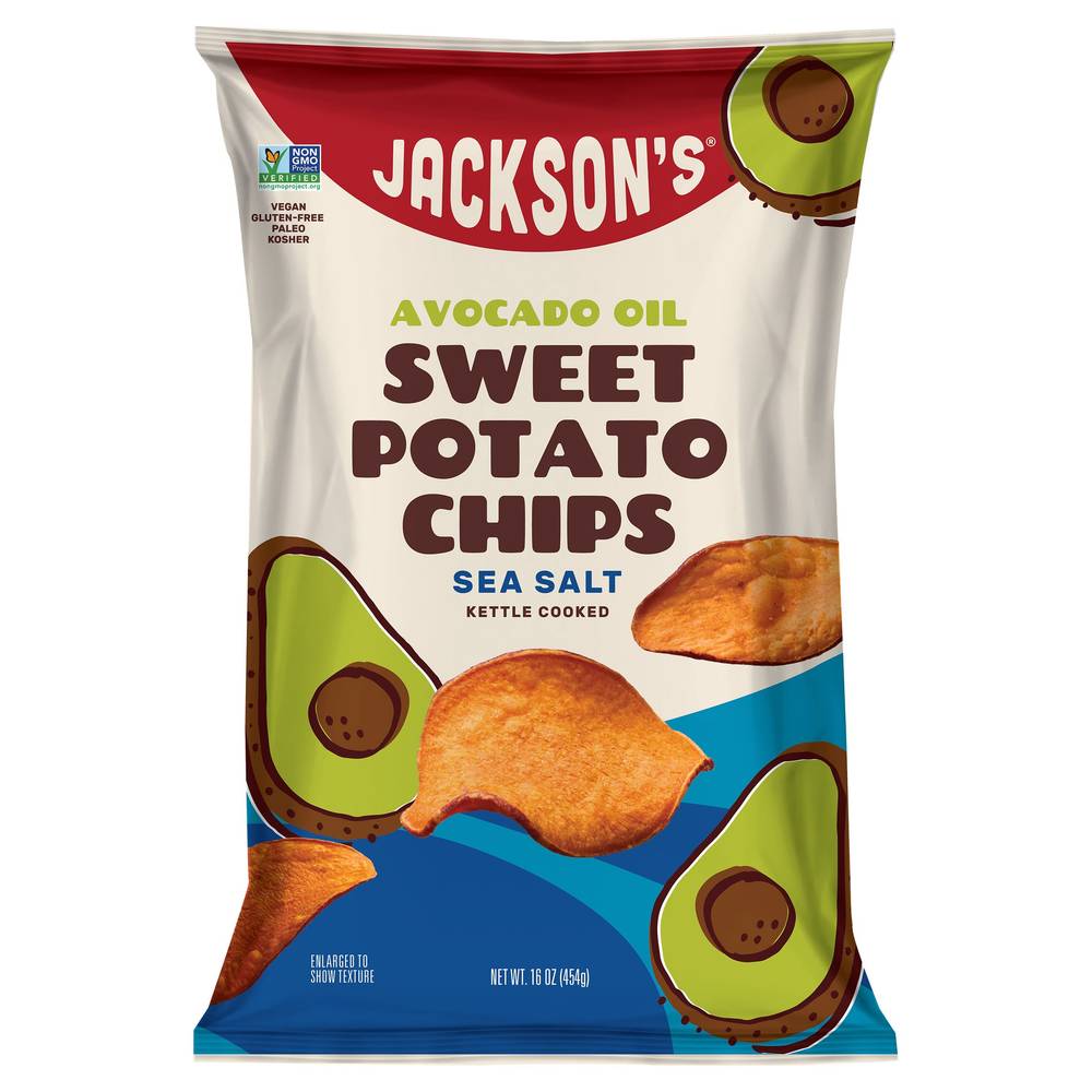 Kettle Cooked Sweet Potato Chips, 16 oz