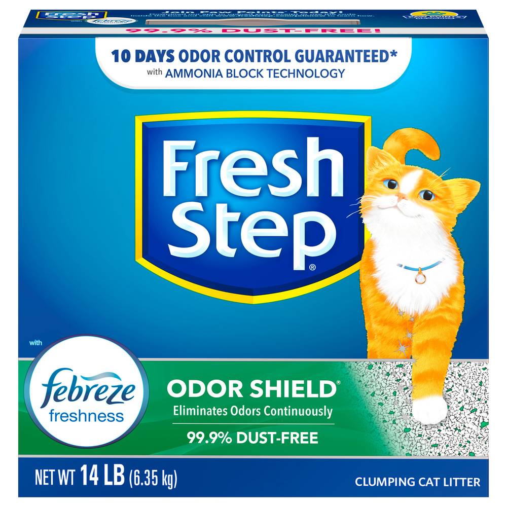 Fresh Step Odor Shield Clumping Cat Litter (14 lbs)