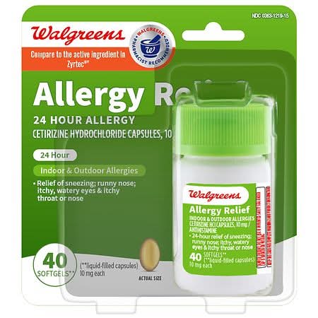 Walgreens 24 Hour Allergy Relief Softgels (40 ct)