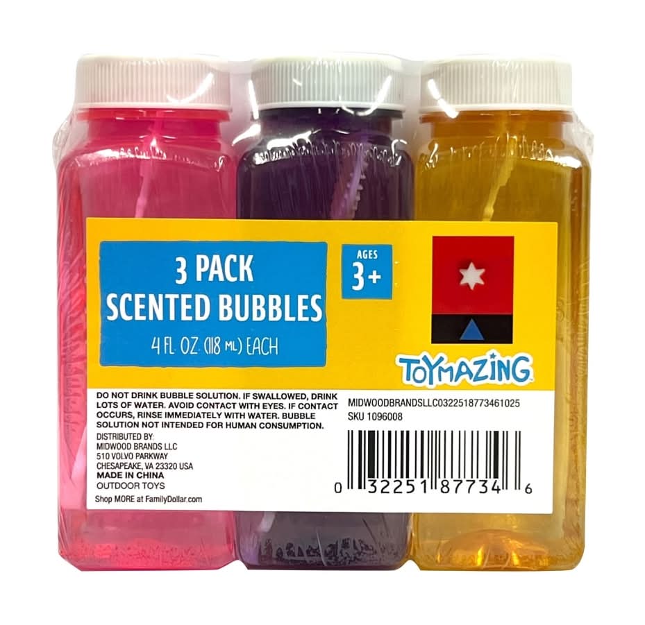 Toymazing Scented Bubbles, 3 pk.