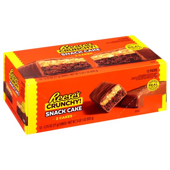 Reese's Crunchy! Snack Cake (2 ct)