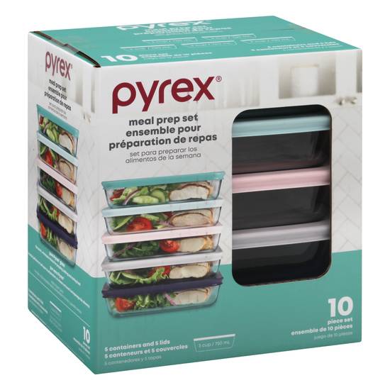 Pyrex Meal Prep Set (multicolored) (10 ct)