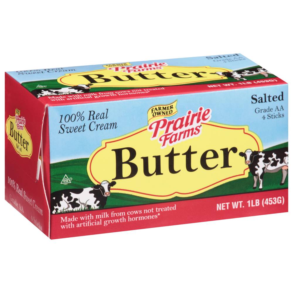 Prairie Farms Salted Butter (4 ct)