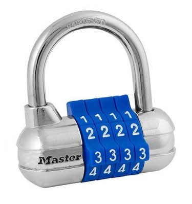 Master Lock Anti Shim Set Your Own Combination Padlock, Assorted