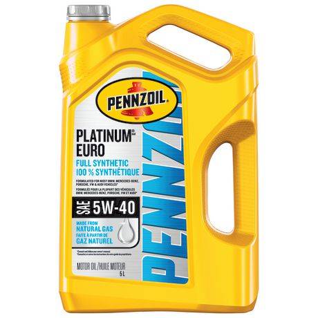 Pennzoil Platinum Euro Full Synthetic Gasoline Engine Oil