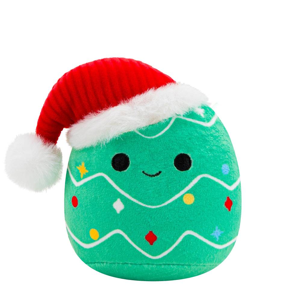 Squishmallows Holiday Plush Tree Dog Toy, Green