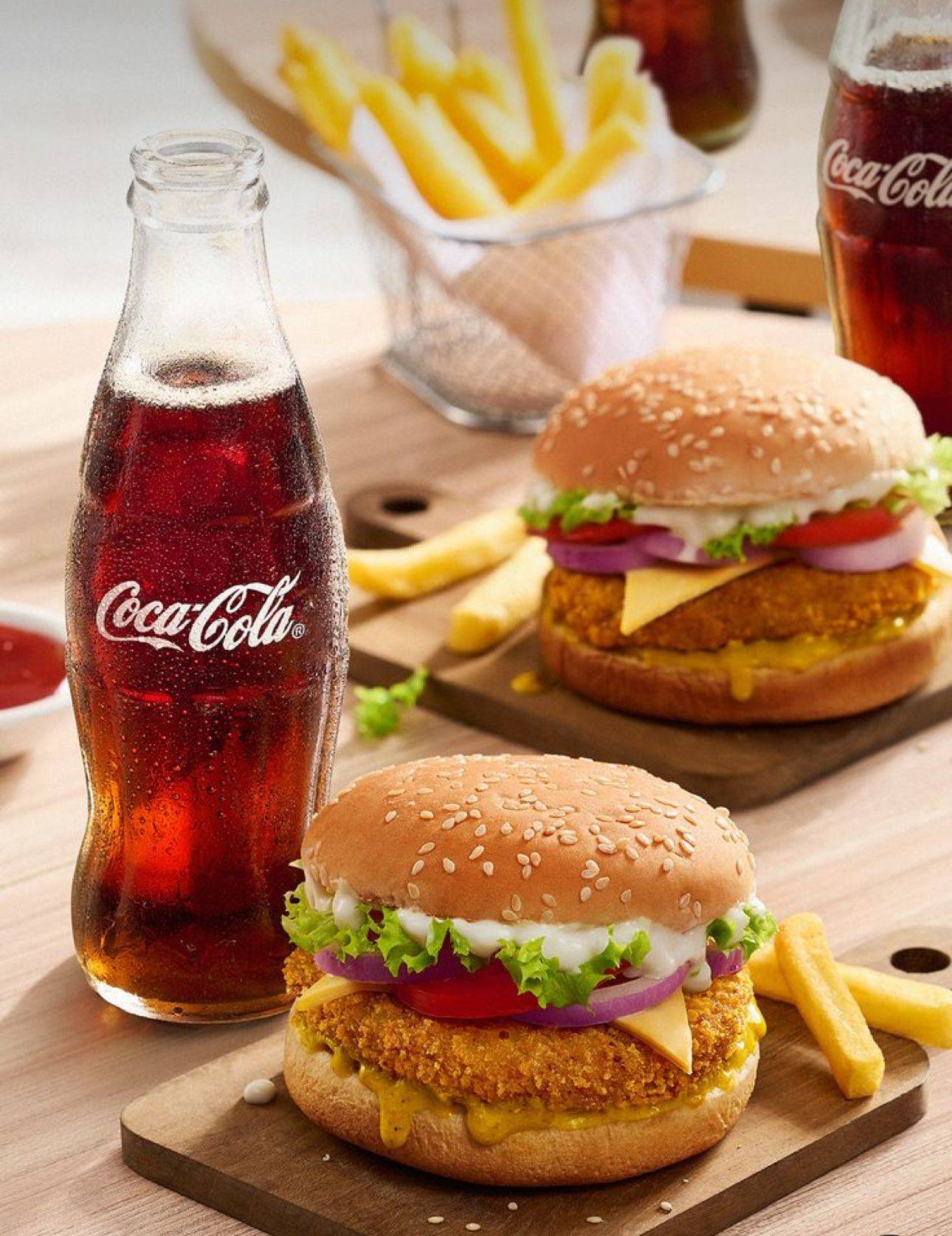 Menu doublé chicken🍔🍔🐔